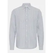 CFHANES LINEN MIX LS SHIRT