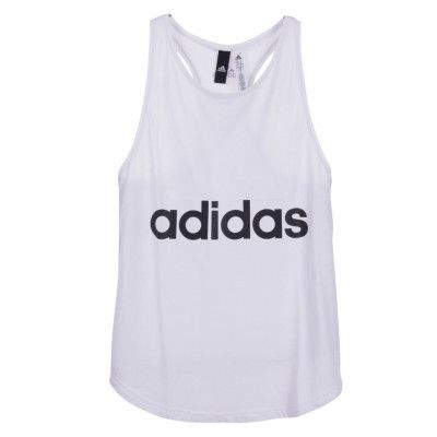 Ess Lin Lo Tank, White/Black, Xxs,  T-Shirts