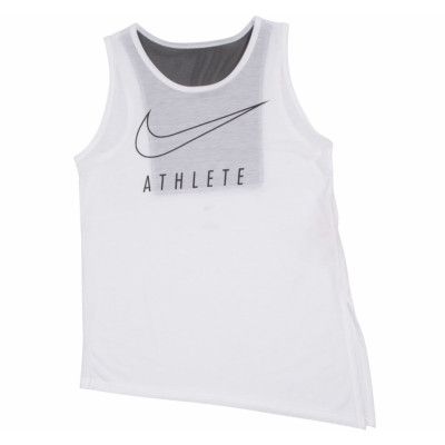 G Nk Tank Side Tie Gfx, White/Black/Black, L,  Nike