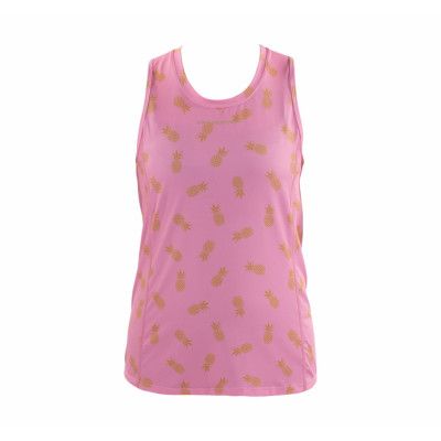 Gym Singlet W, Pink Golden Pineapple, 44,  Träningslinnen