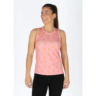 Gym Singlet W, Pink Golden Pineapple, 46,  Träningslinnen