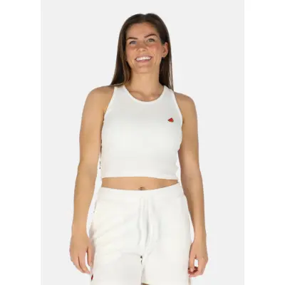 Ibiza Terry Crop Singlet W