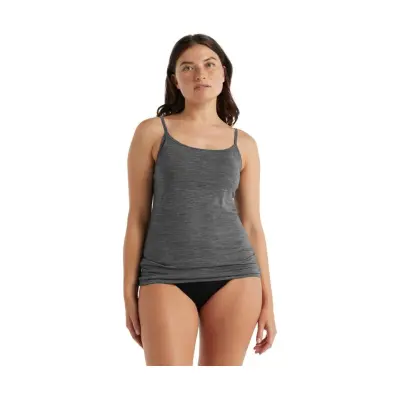 Icebreaker Siren Bra Cami Women Gritstone Heather