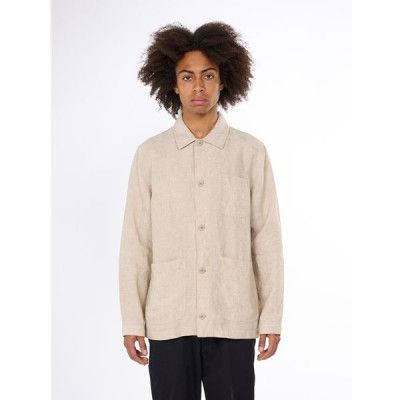 KnowledgeCotton Apparel Linen Overshirt - Gots/Vegan