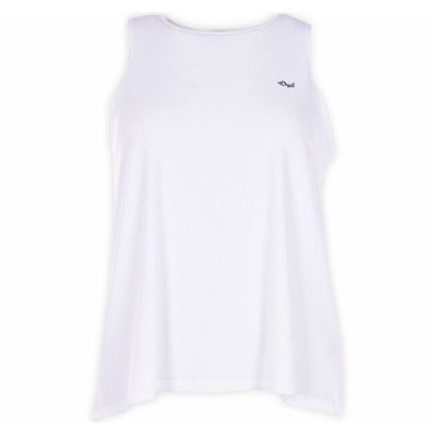 Logo Ribbed  Singlet, White, S,  Röhnisch