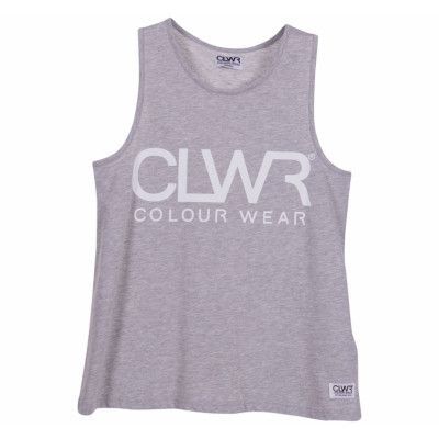Logo Tank Top, Grey Melange, Xl,  Wear Colour