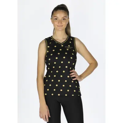 Melbourne Singlet W, Aop Black, 42,  Löparkläder