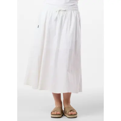 New Hampshire Linen Long Skirt W, White, 42,  Kjolar