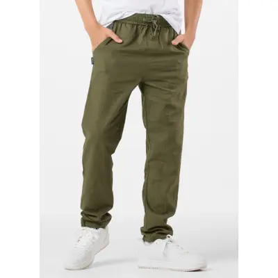 New Hampshire Linen Pants B Jr, Lt. Olive, 160,  Vardagsbyxor