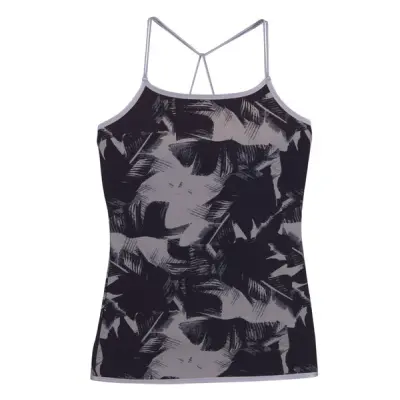 Palm Strap Tank, Palm Print Gray, 38,  Löparkläder