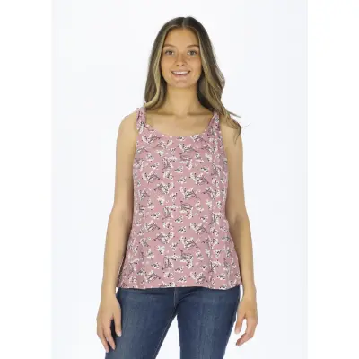 Saint Tropez Singlet W, Soft Pink, 50,  Linnen