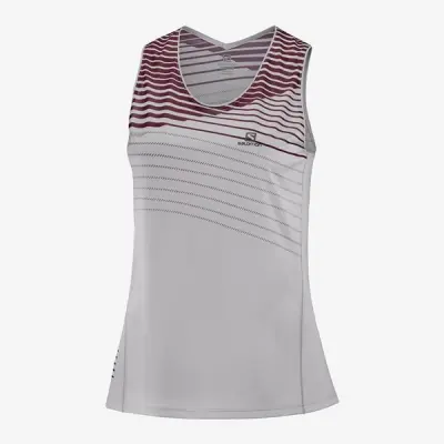 Salomon Sense Tank W Light Grey Sag/Heather