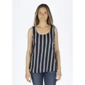 Sankt Claud Singlet W, Navy Stripe, 34,  Strandkläder