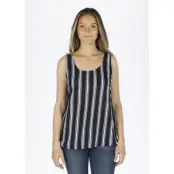 Sankt Claud Singlet W, Navy Stripe, 38,  Dam