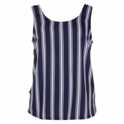 Sankt Claud Singlet W, Navy Stripe, 40,  Strandkläder