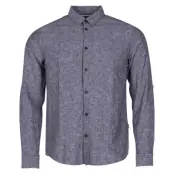 Shirt - Bern Linnen Ls, Black, L,  Solid