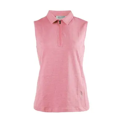 Skhoop Tuva Zip Tank Women Coral