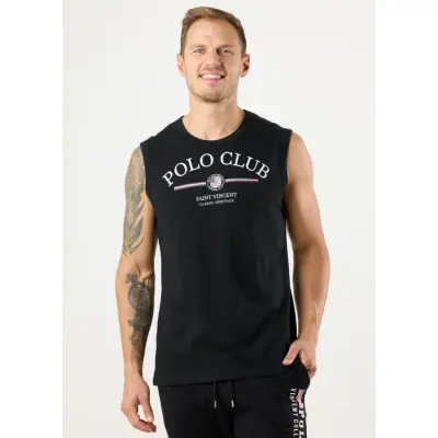 Springfield Sleeveless Tee, Black, 2xl,  T-Shirts