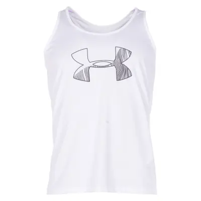 Tech Tank Graphic, White, S,  Under Armour