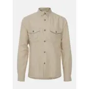 Toalbrecht Anton Ls, White Pepper, Xxl,  Långärmade Skjortor