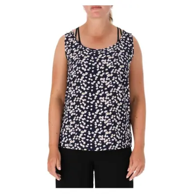 Tp Robina Tank Top, Navy Flower, S,  Toppar