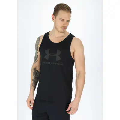Ua Sportstyle Logo Tank, Black, Xl,  T-Shirts