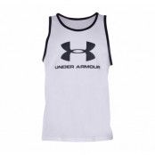 Ua Sportstyle Logo Tank, White, L,  Under Armour