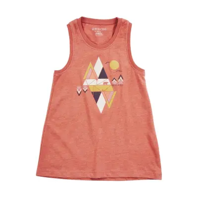 United by Blue Common Ground Tank Girls Canyon Orange
