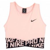 W Np Tank Crop Crossover, Storm Pink/Black, L,  Nike
