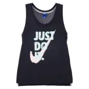 W Nsw Tank Jdi Prep, Black/Sunset Tint, S,  Nike