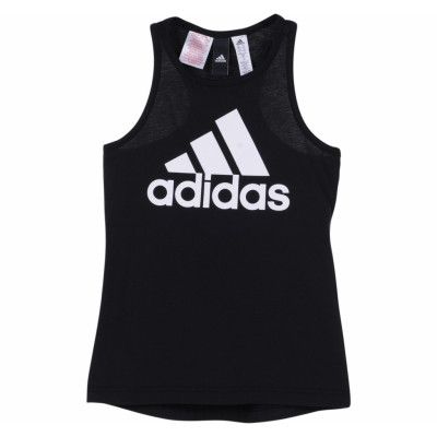 Yg Logo Tank, Black/White, 152,  Adidas Kläder