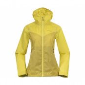 Bergans Microlight Jacket Women Light Olive Green/Pineapple