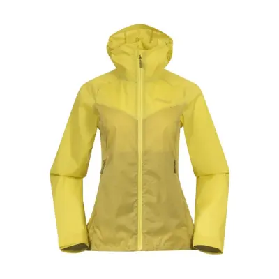 Bergans Microlight Jacket Women Light Olive Green/Pineapple