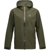 Black Diamond M Highline Stretch Shell Dark Moss - XL