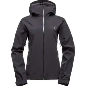 Black Diamond Stormline Stretch Rain Shell Jacket Wome Black