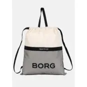 Borg Gym Drawstring Bag, Egret, Onesize, Träningstillbehör