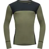 Devold Lauparen Merino 190 Shirt Man Ink/Lichen/Black - S