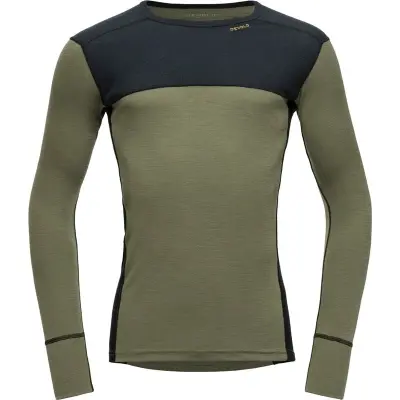 Devold Lauparen Merino 190 Shirt Man Ink/Lichen/Black - S