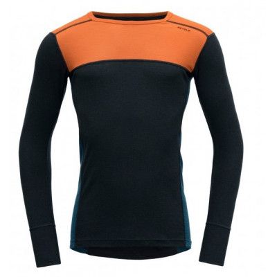 Devold Lauparen Merino 190Shirt Man Flame/Ink/Flood