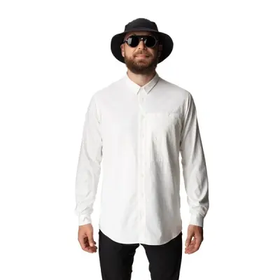 Houdini M's Longsleeve Shirt Powderday White