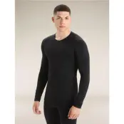 Icebreaker Men Merino 200 Oasis LS Crewe Black