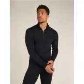 Icebreaker Men Merino 200 Oasis LS Half Zip Black - S