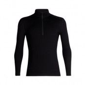 Icebreaker Mens 260 Tech LS Half Zip Black