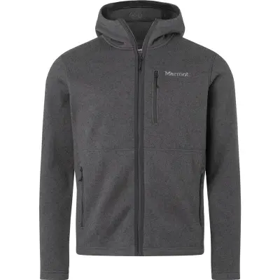 Marmot Drop Line Full Zip Hoody Black Heather - XXL