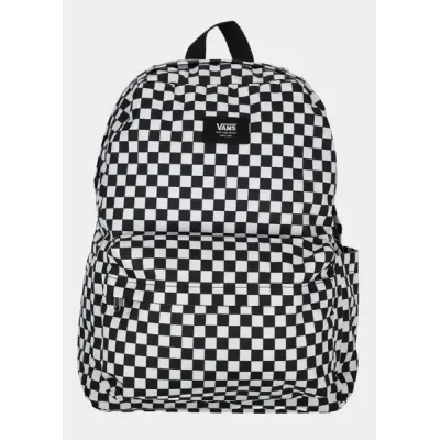 Mn Old Skool Check Backpack, Black/White, Onesize,  Väskor Och Ryggsäckar