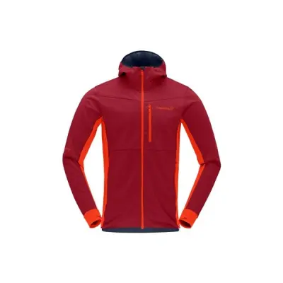 Norröna Falketind Warm2 Octa Hood M's Arednalin/Rhubarb