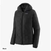 Patagonia W's Micro Puff Hoodyen Black - XS