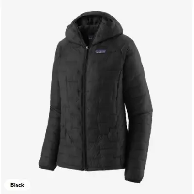 Patagonia W's Micro Puff Hoodyen Black - XS