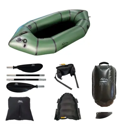 Saimaa Kayaks Packraft Feather Army Green
