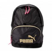 Wmn Core Backpack Seasonal, Puma Black-Gold, One Size,  Puma